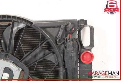 03-09 Mercedes W211 E350 Engine Motor Cooling Fan Radiator A/C Condenser Assy