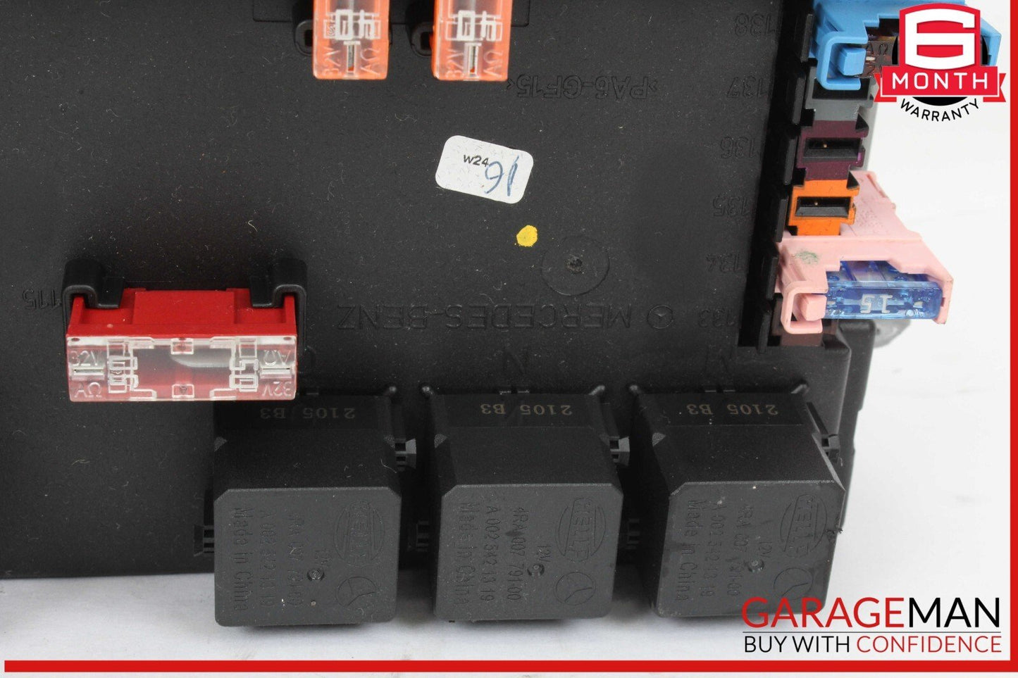 10-14 Mercedes W221 S550 S63 CL63 AMG Rear Sam Fuse Box Relay Module Control OEM