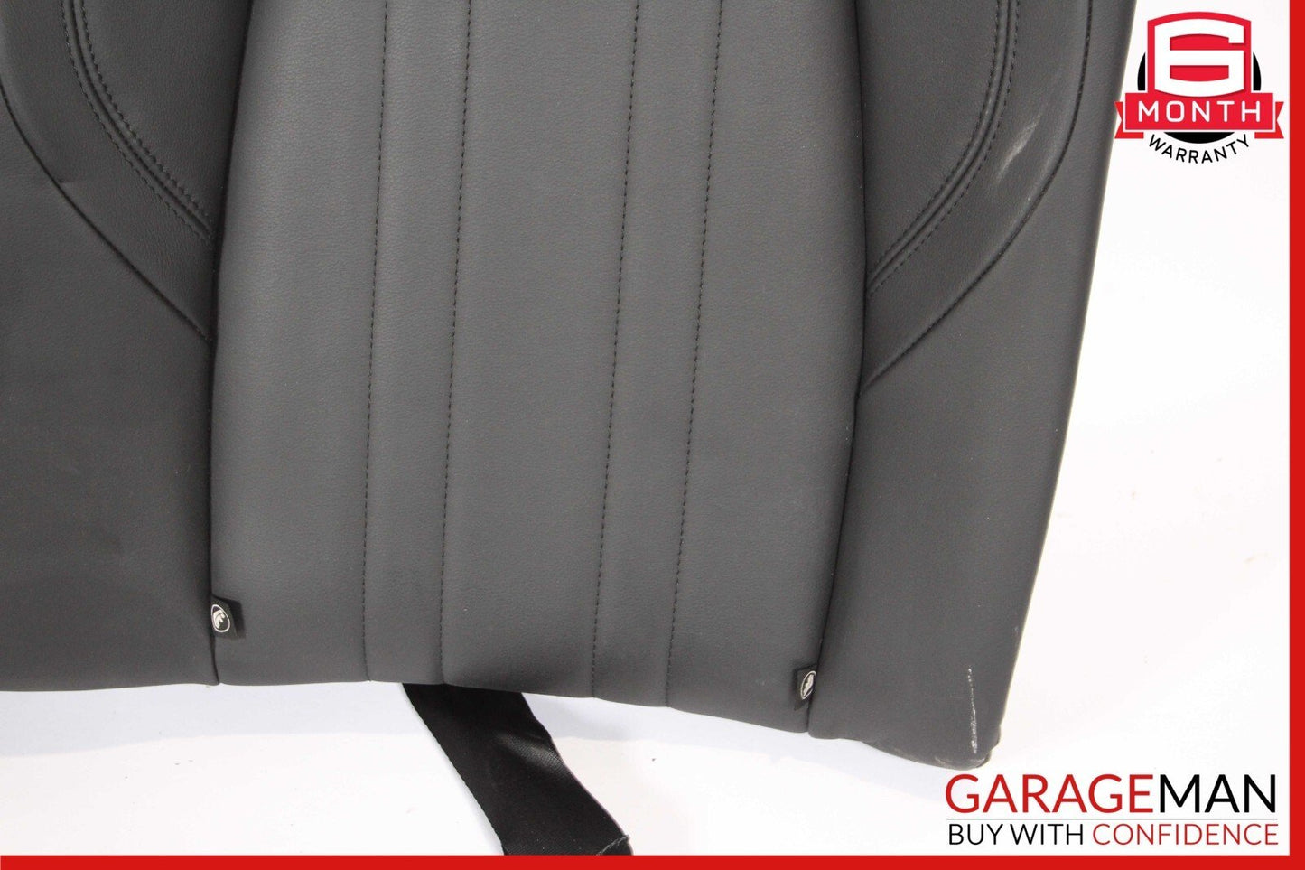 14-17 Maserati Ghibli M157 Rear Left Top Upper Seat Cushion Cover Assy Black