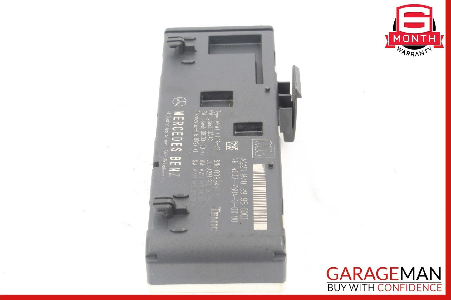 07-13 Mercedes W221 S500 CL550 Trunk Release Remote Open Close Module Unit OEM