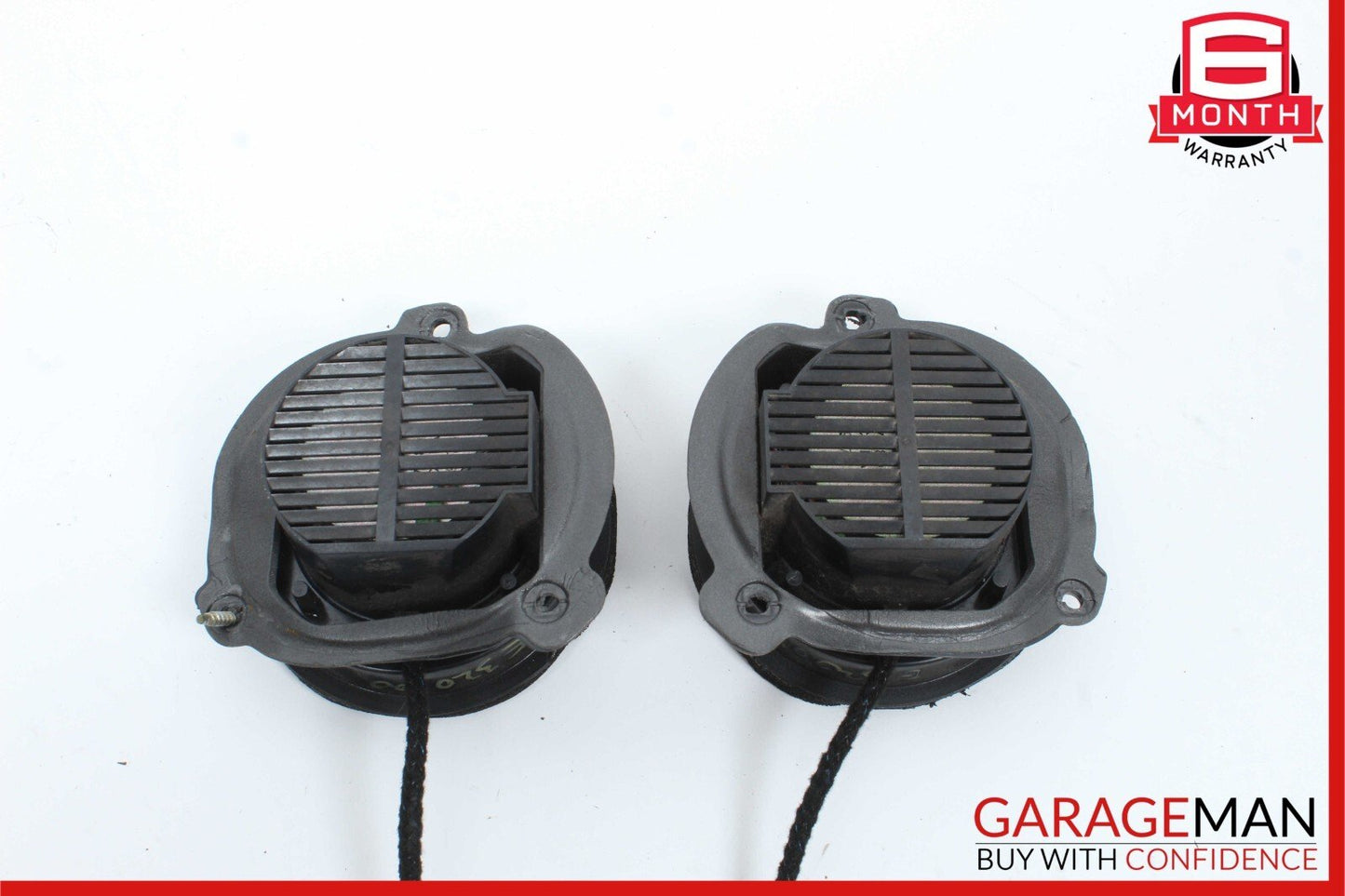 96-03 Mercedes W210 E320 Rear Right & Left Side Door Sound Speakers Set OEM