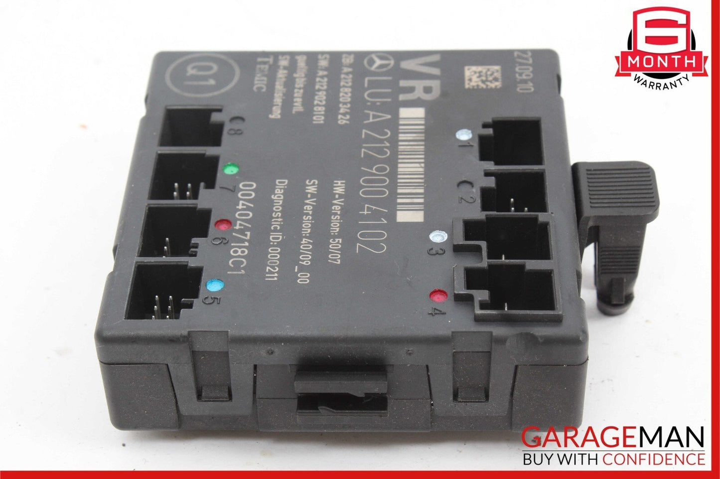 08-14 Mercedes W204 C300 C250 Front Right Side Door Control Module Unit
