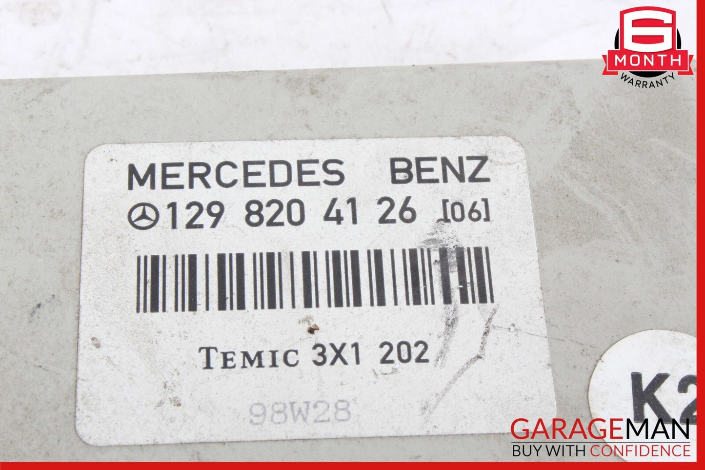 90-99 Mercedes R129 SL500 500SL SL320 Anti Theft Key Alarm Control Module OEM