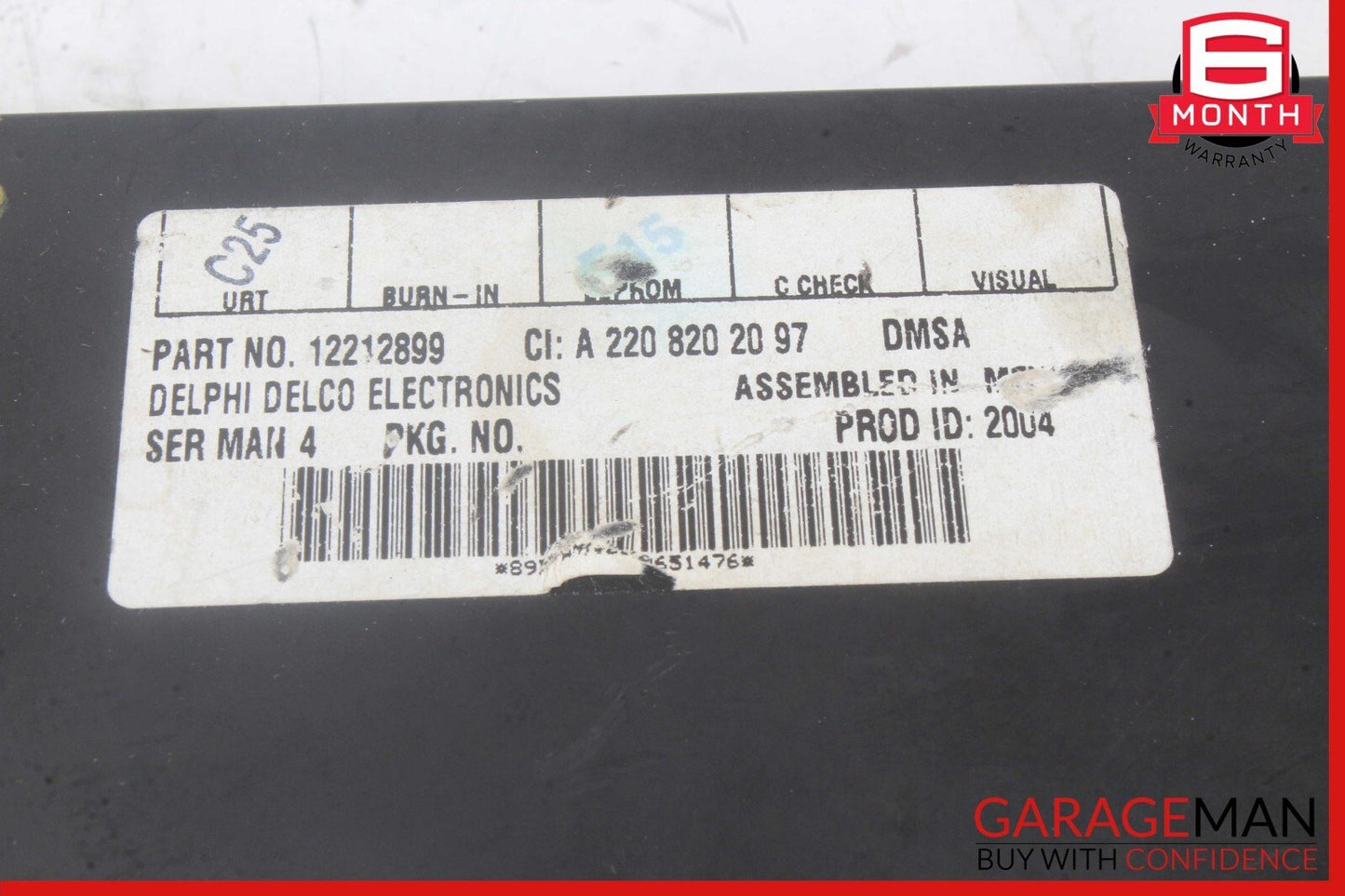 03-09 Mercedes W209 CLK55 AMG SL500 Sirius Satellite Radio Receiver Module OEM