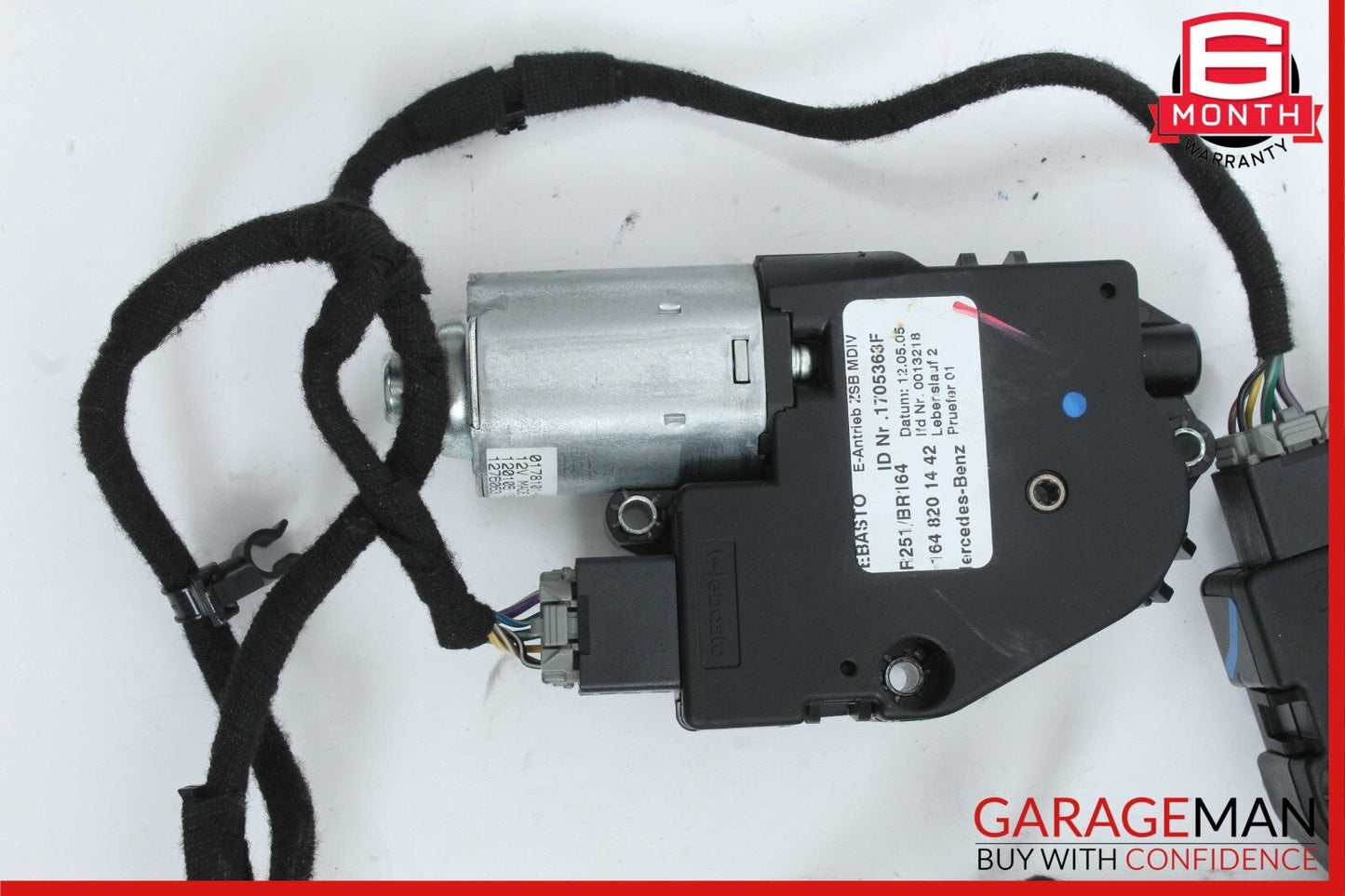 06-12 Mercedes W251 R500 ML550 Panoramic Sunroof Sun Roof Motor Set of 3 OEM