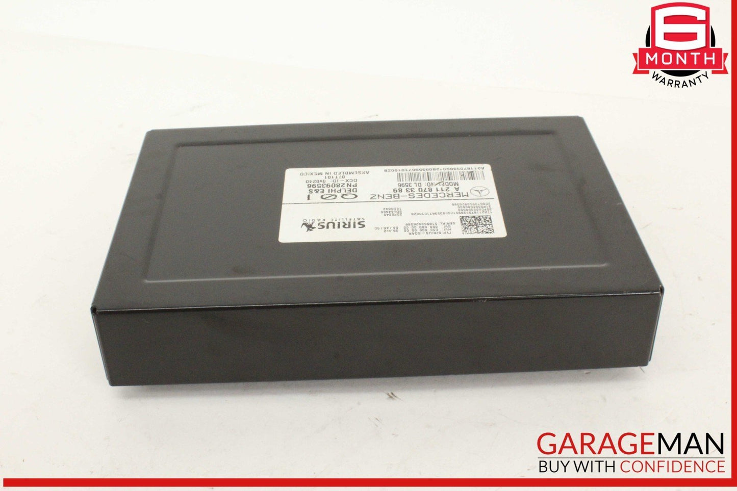 03-09 Mercedes W211 E320 E350 Sirius Satellite Radio Receiver 2118703389 OEM