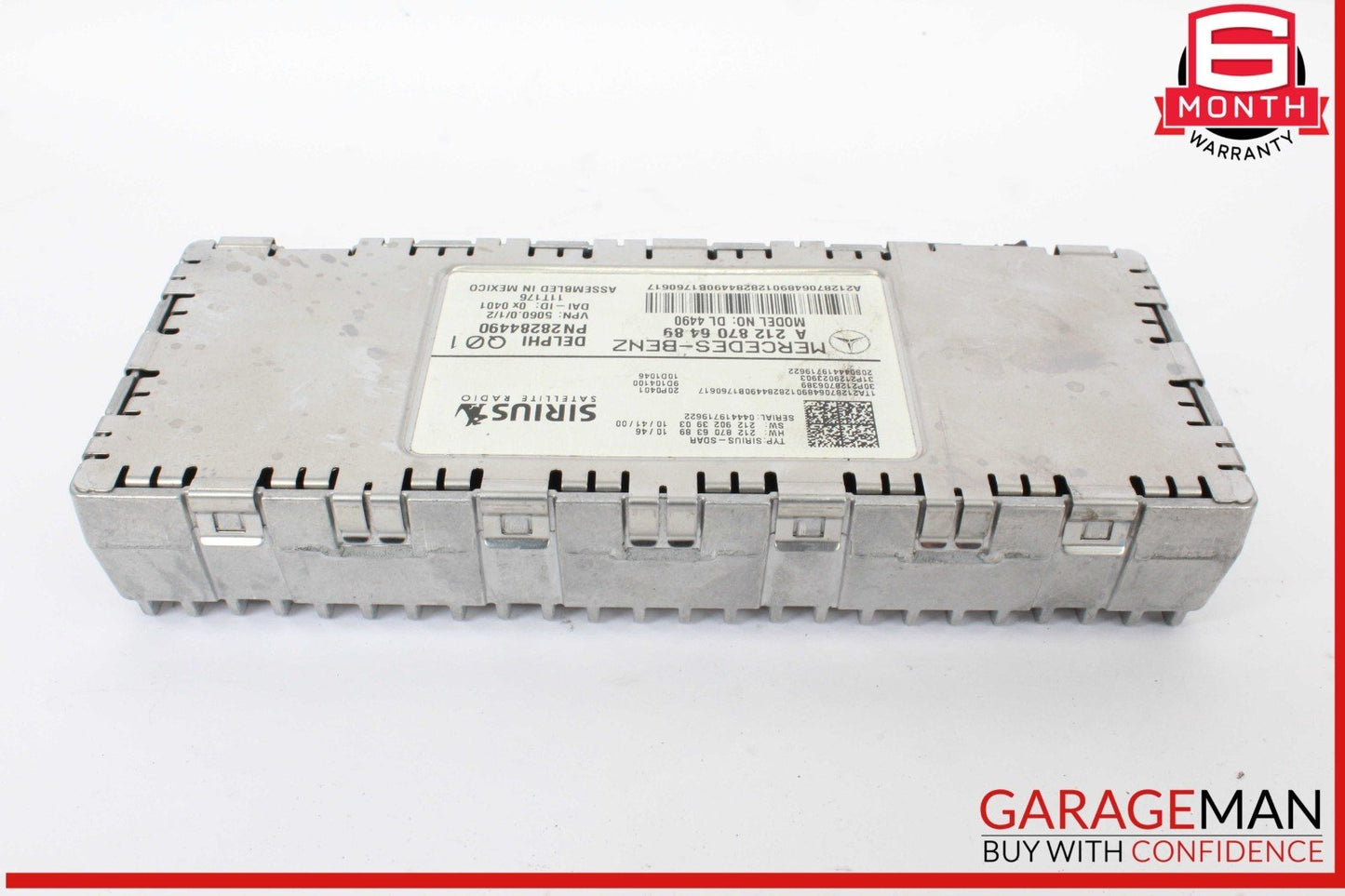 08-12 Mercedes W204 C250 Sirius Satellite Radio Receiver Module 2128706489 OEM