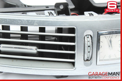07-13 Mercedes W221 S550 S600 Dash Dashboard Air A/C Vent Trim Clock Assembly