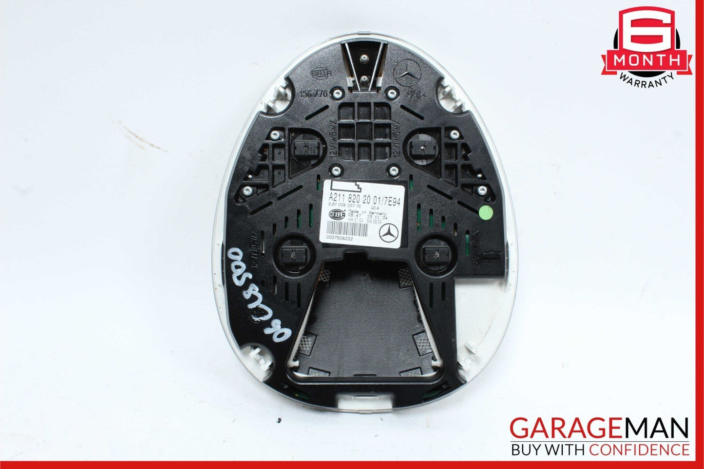 03-11 Mercedes W219 CLS500 Rear Overhead Dome Light Lamp Reading Map Gray OEM