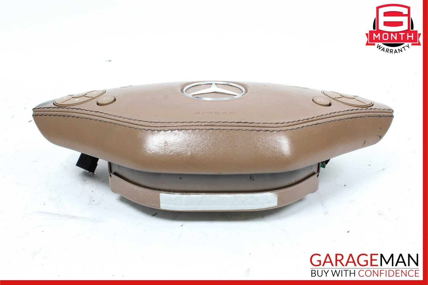 10-14 Mercedes W216 CL550 S550 Steering Wheel Airbag Air Bag Assembly Brown