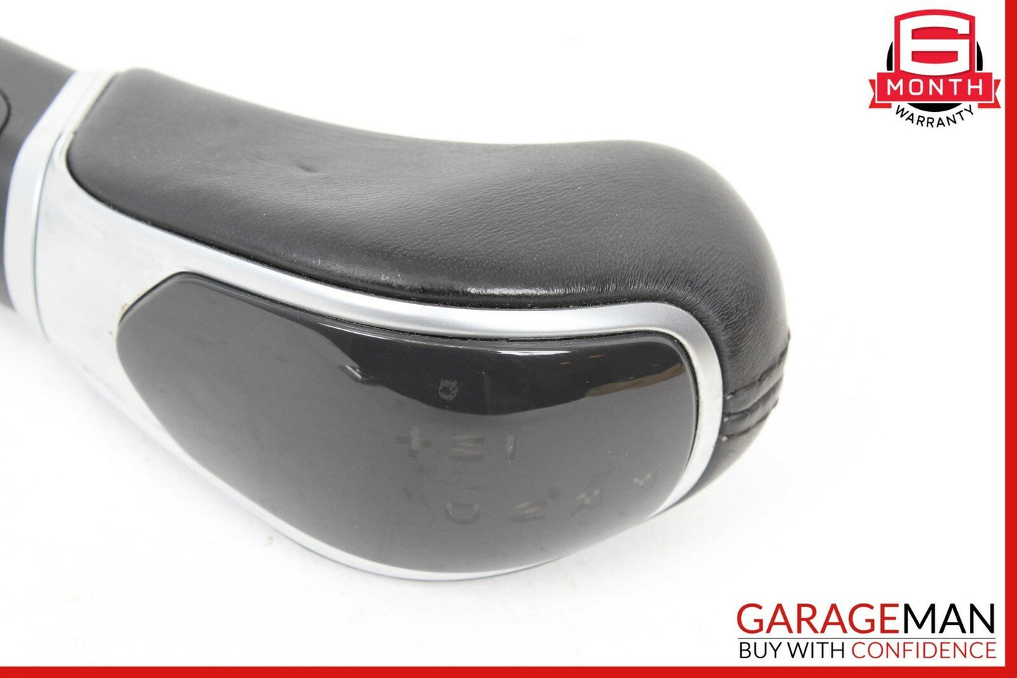 14-17 Maserati Ghibli Floor Gear Shift Shifter Knob Leather Black OEM