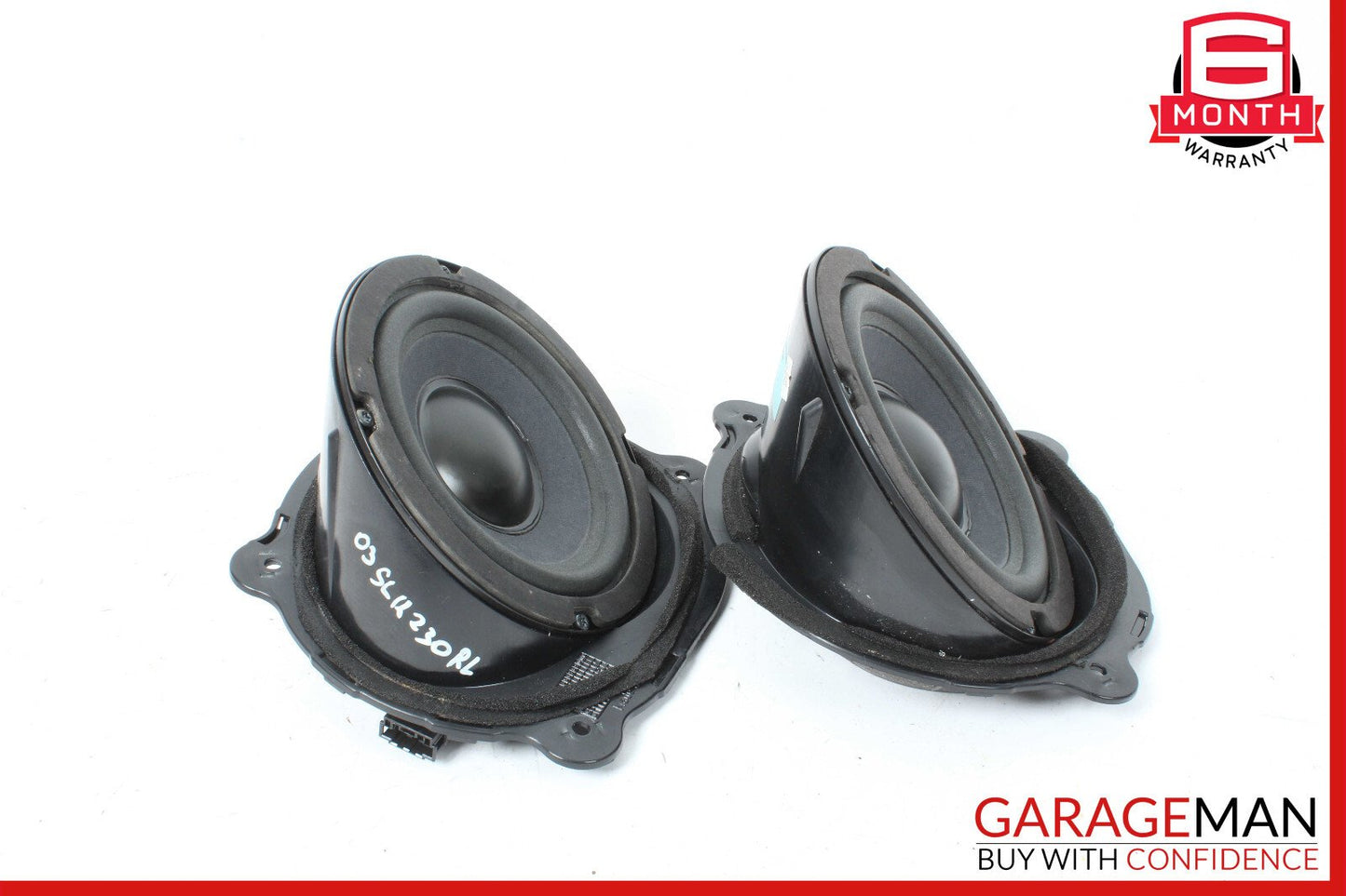 Mercedes R170 SLK230 SLK320 Rear Left & Right Side Door Sound Speaker Set OEM