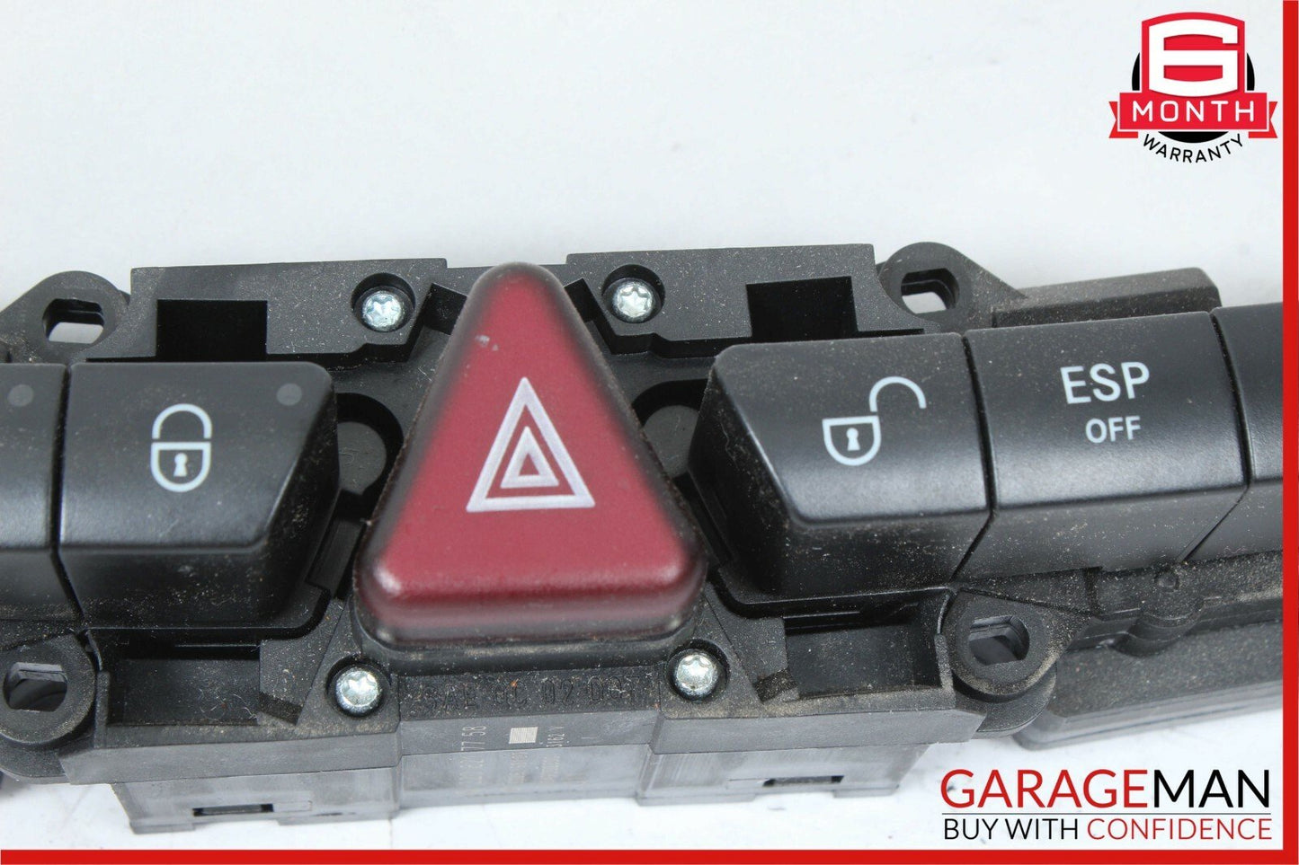 03-06 Mercedes W220 S430 Dashboard Center ESP Hazard Door Lock Control Switch