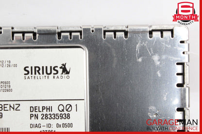 10-16 Mercedes W212 E350 C250 SLK250 Sirius Satellite Radio Receiver Module OEM