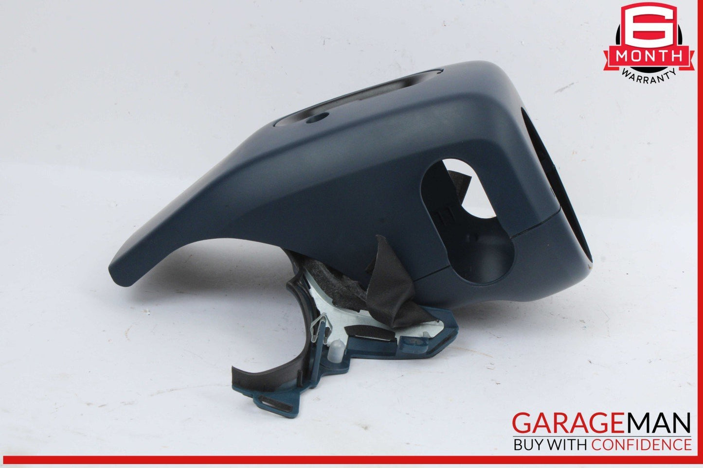 10-16 Porsche Panamera S 970 Steering Column Cover Blue w/ Tilt Adjust Switch