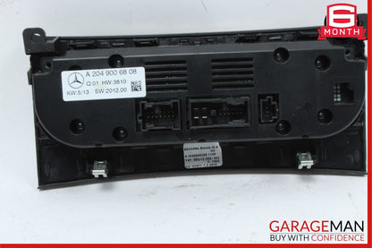 12-14 Mercedes W204 C300 AC A/C Climate Temperature Heater Switch Control Panel