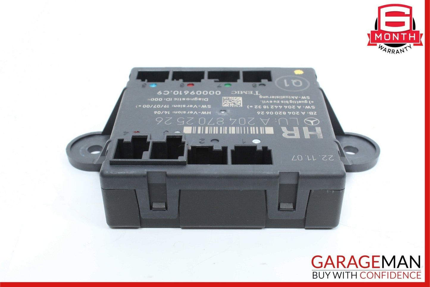 08-18 Mercedes W204 C300 GLK350 C250 Rear Right Side Door Control Module OEM