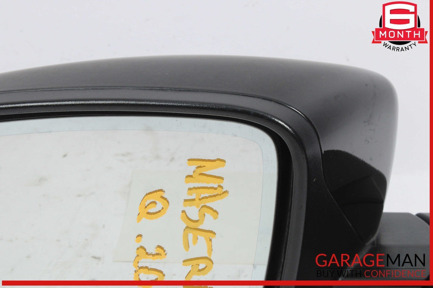 14-17 Maserati Quattroporte S Ghibli Front Left Side Door Rear View Mirror Black