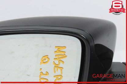 14-17 Maserati Quattroporte S Ghibli Front Left Side Door Rear View Mirror Black
