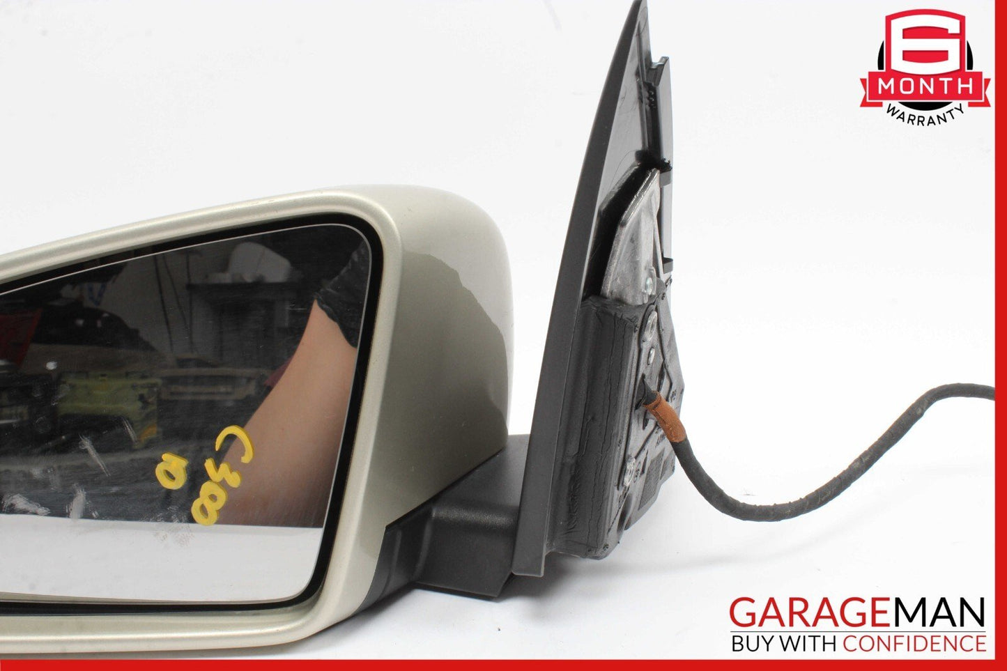 10-11 Mercedes W204 C300 C350 Front Left Side Mirror Door Rear View Pearl Beige