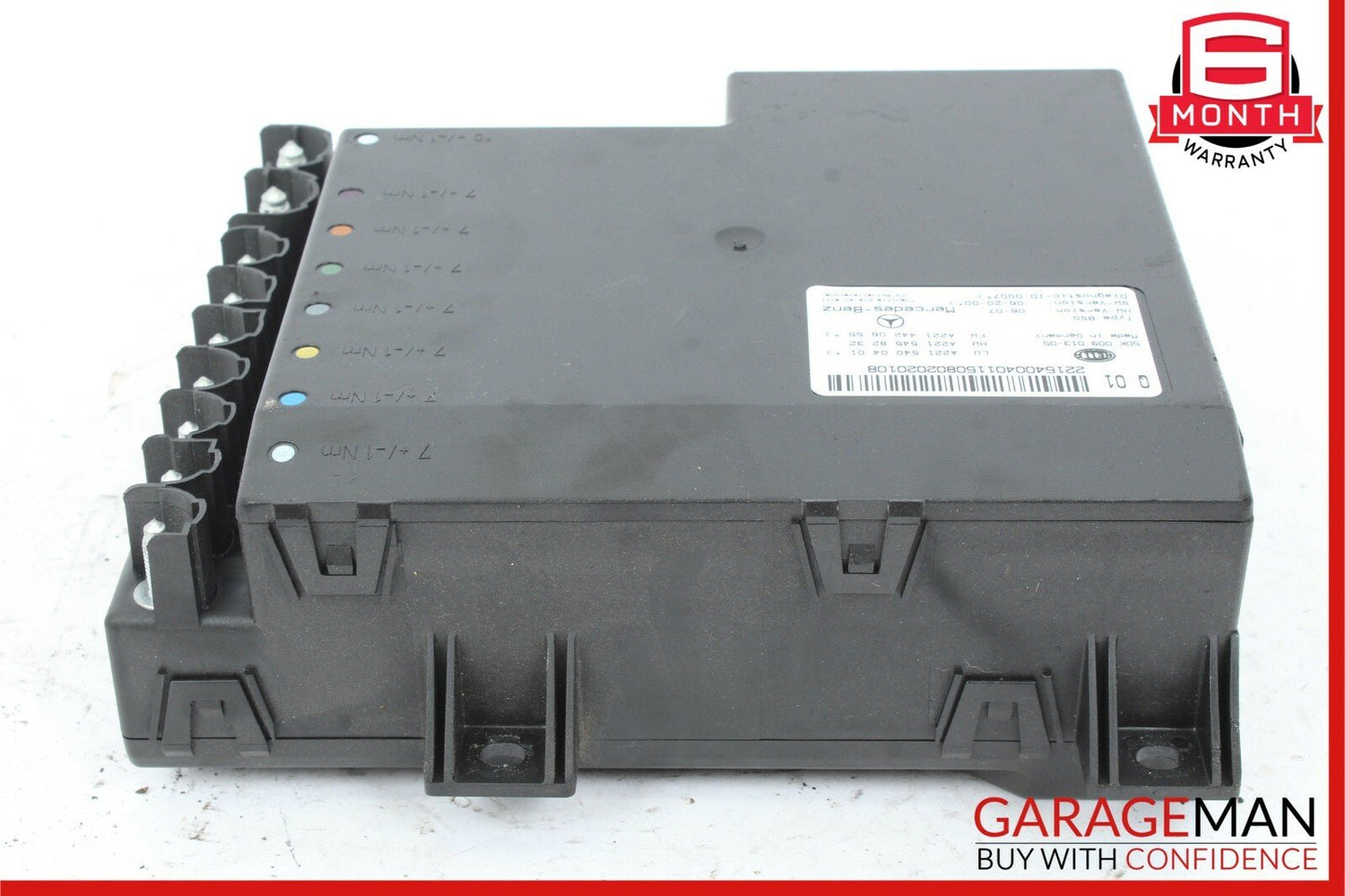 07-14 Mercedes W221 S550 CL550 Electric Power Supply Control Fuse Box Module OEM