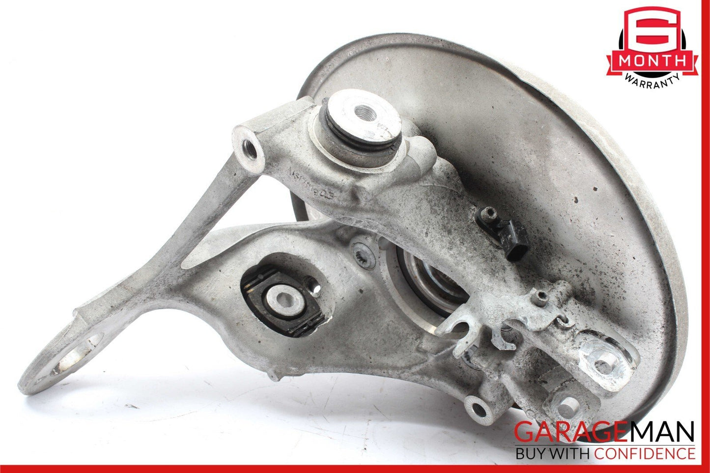 12-17 Audi A5 Quattro Rear Left Wheel Spindle Knuckle Hub Bearing Brake Rotor
