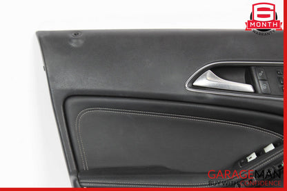 14-19 Mercedes W117 CLA250 CLA180 Front Left Side Interior Door Panel Assy Black