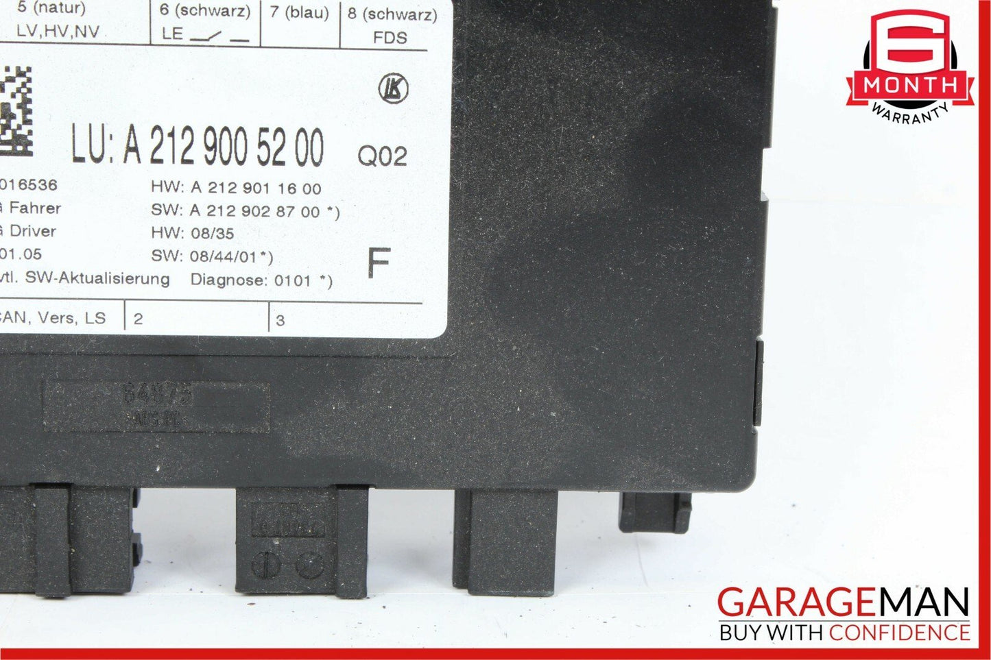 08-18 Mercedes W212 E350 C250 Seat Control Module Front Left OEM
