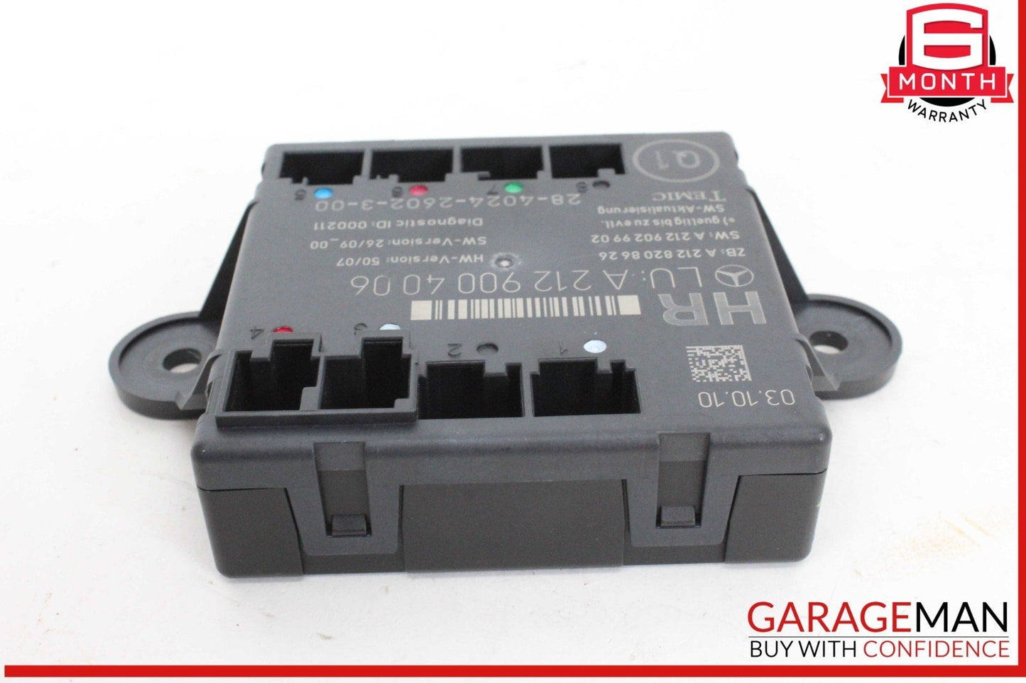 08-18 Mercedes W204 C300 Rear Right Side Door Control Module 2129004006 OEM