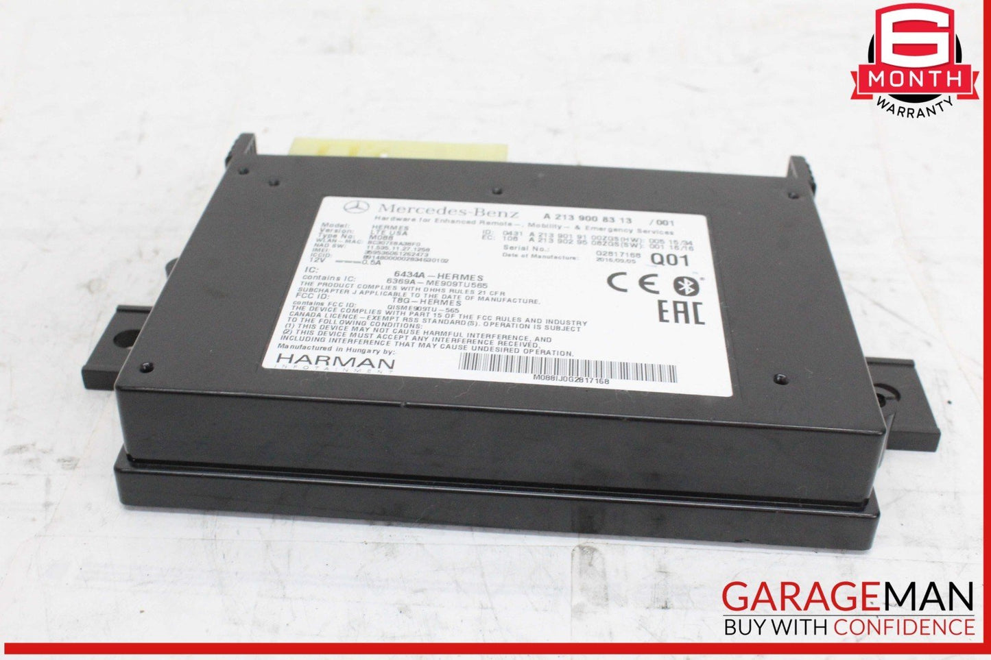 15-20 Mercedes W205 C300 Communication Computer Control Module Unit OEM