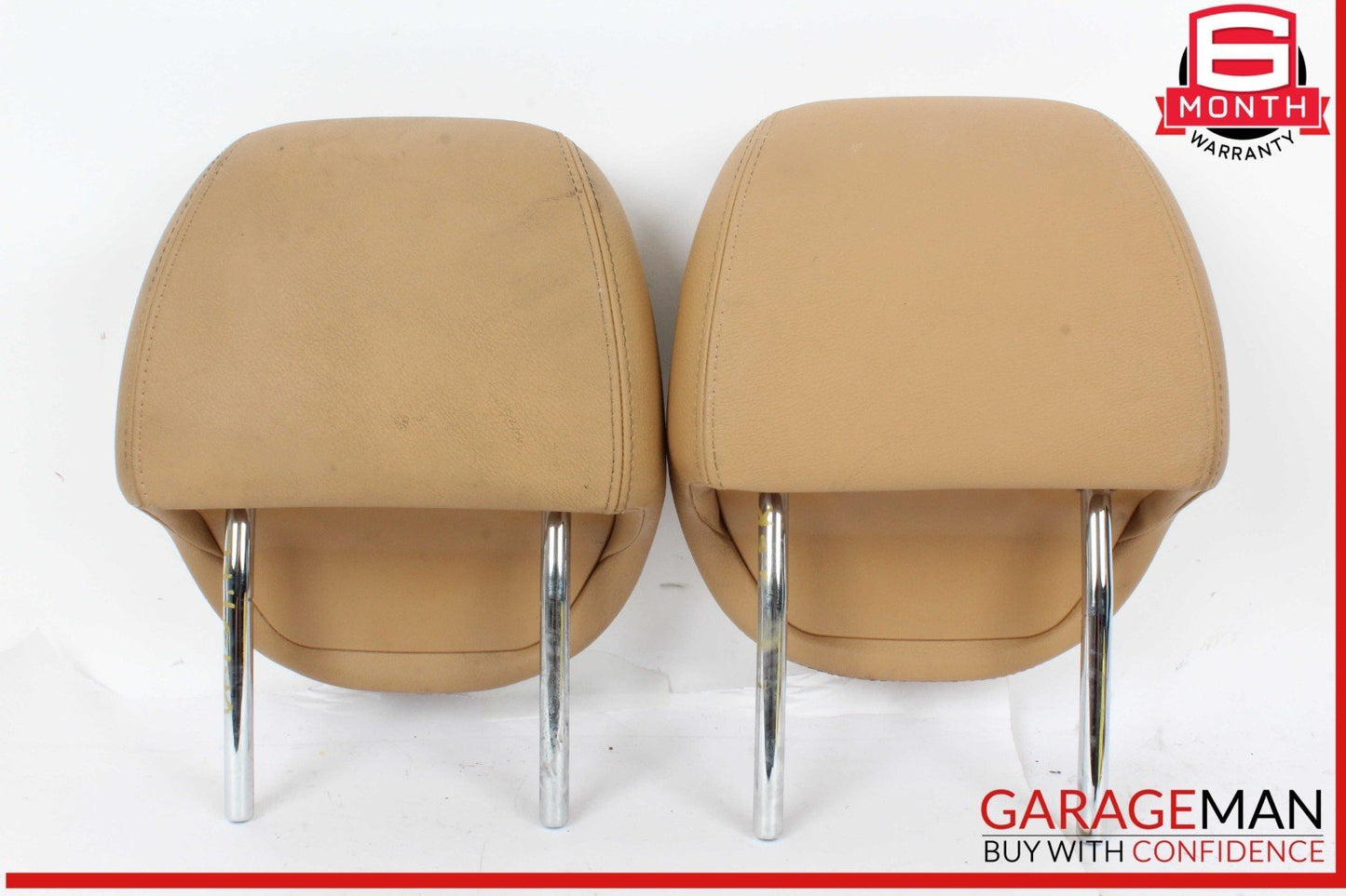 03-10 Porsche Cayenne 955 957 Front Right and Left Side Seat Headrest Head Rest