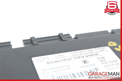 06-12 Mercedes W164 ML550 R350 GL450 Front Left / Right Side Seat Control Module