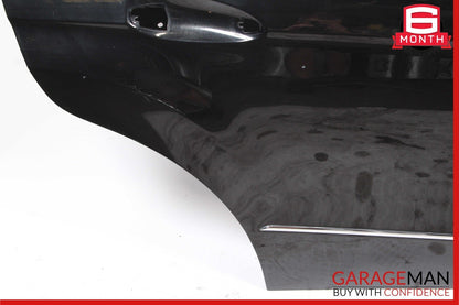 10-16 Mercedes W212 E500 Rear Right Passenger Side Exterior Door Shell Black OEM