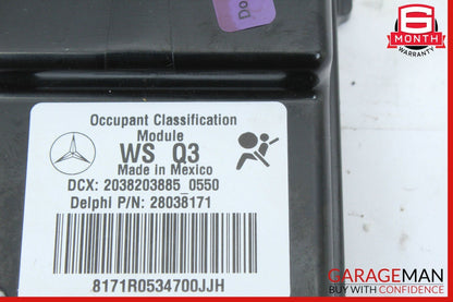 05-07 Mercedes W203 C230 C320 Front Right Occupancy Seat SRS Control Module ÐÐÐ