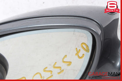 07-09 Mercedes W221 S550 S600 Front Left Driver Side Mirror Rear View Flintgray