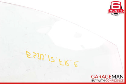 11-17 Mercedes W207 E350 E550 Convertible Door Window Glass Front Right OEM