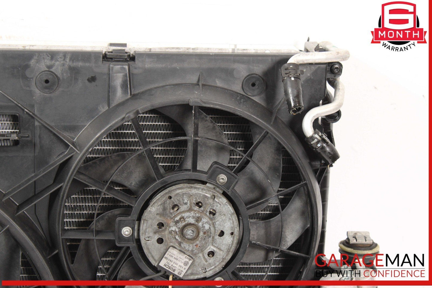 03-10 Porsche Cayenne 955 957 Engine Coolant Radiator w/ Oil Cooler Assembly OEM