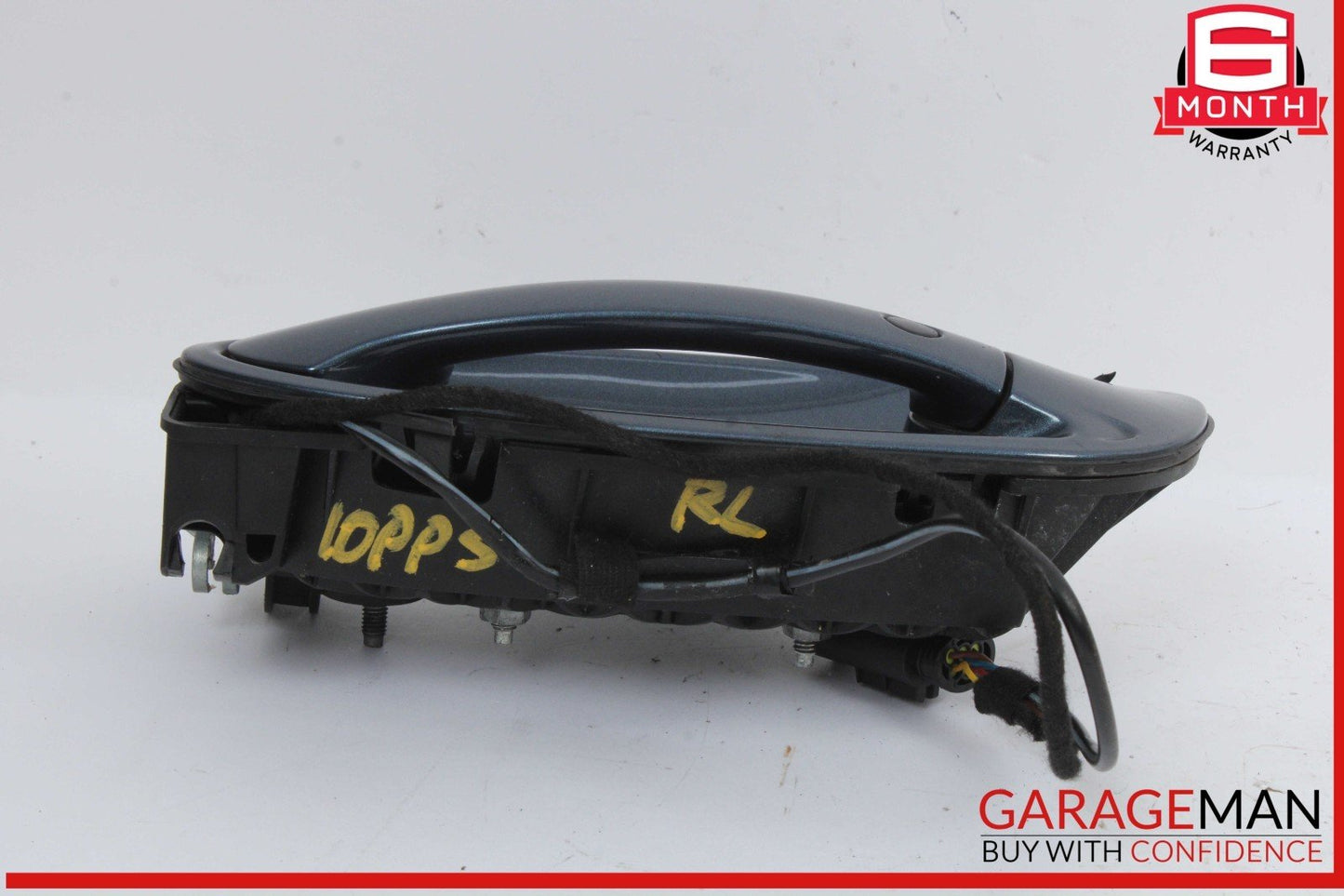 10-16 Porsche Panamera 970 Rear Left Driver Side Exterior Door Handle Blue OEM
