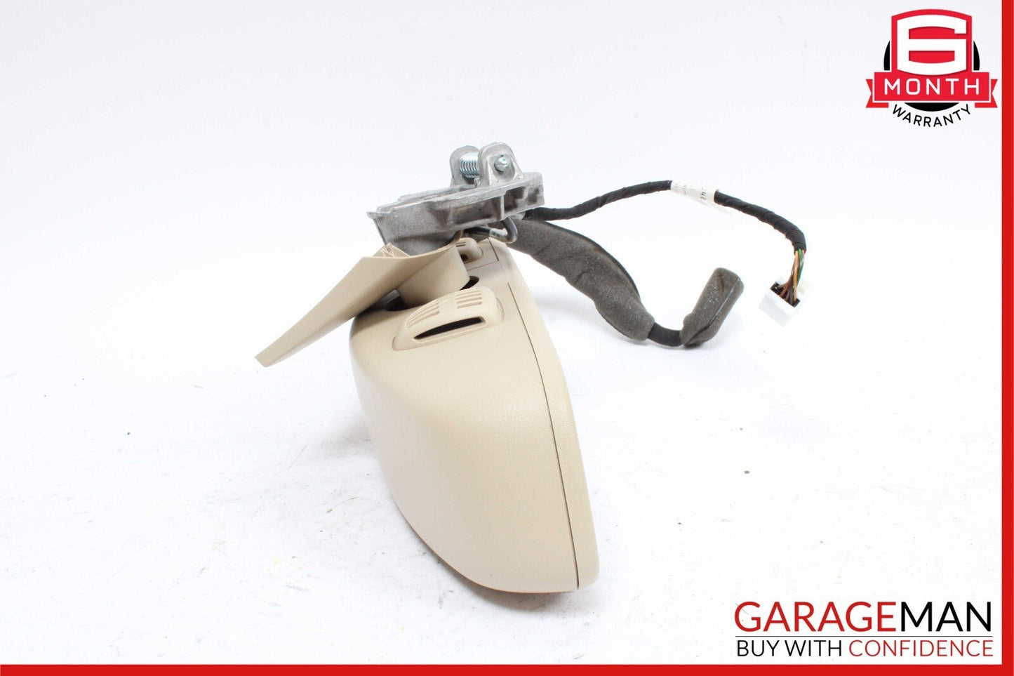 10-16 Mercedes W204 C250 Front Top Upper Rear View Mirror Assembly Beige OEM