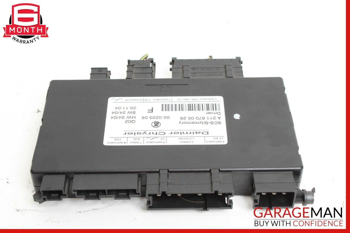 03-11 Mercedes W219 CLS500 E500 Front Left Driver Side Seat Control Module OEM