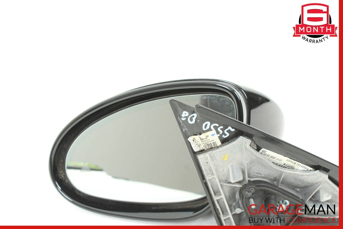 07-09 Mercedes W221 S450 S550 Front Left Driver Side Mirror Rear View Door Black