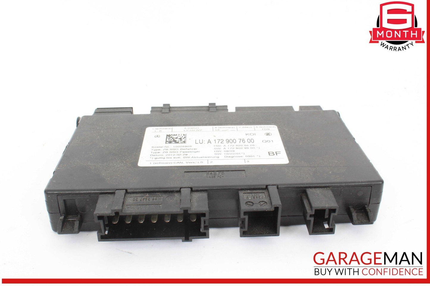 10-18 Mercedes W218 CLS550 Front Right Seat Control Module 1729007600 OEM