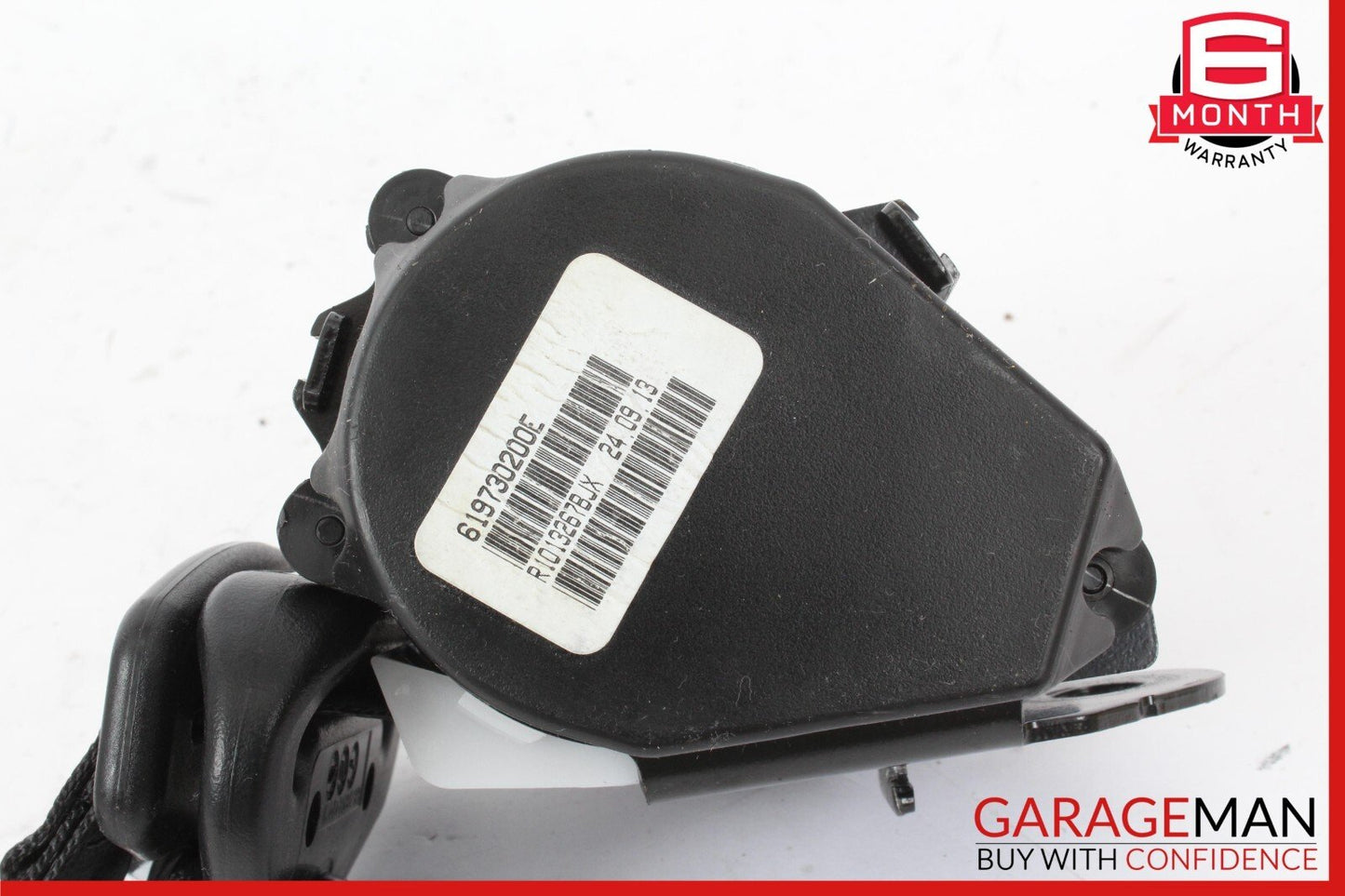 12-19 Fiat 500 Rear Left Driver Seat Belt Retractor Black OEM