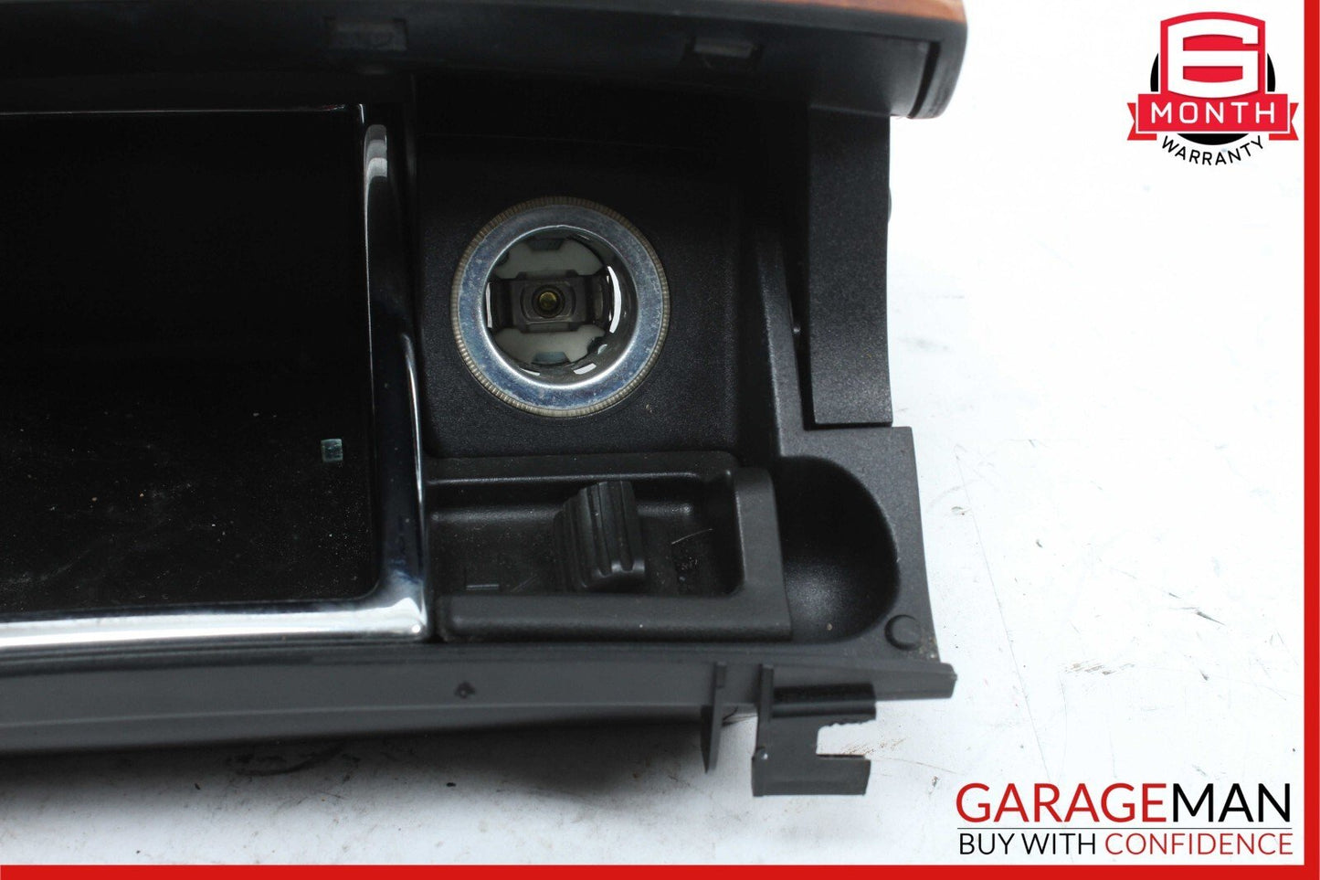 03-11 Mercedes W211 E350 E63 AMG Center Ashtray Ash Tray Storage Wood OEM