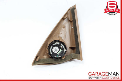 07-13 Mercedes W221 S550 S600 Front Left Side Door Tweeter Speaker Cover Brown