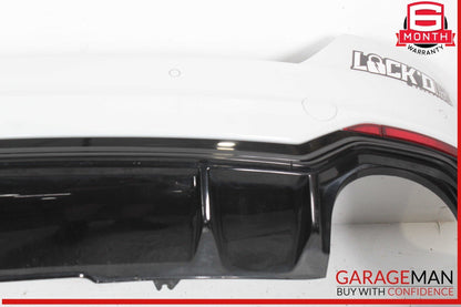 18-19 Audi RS5 Rear Bumper Cover Assembly White OEM