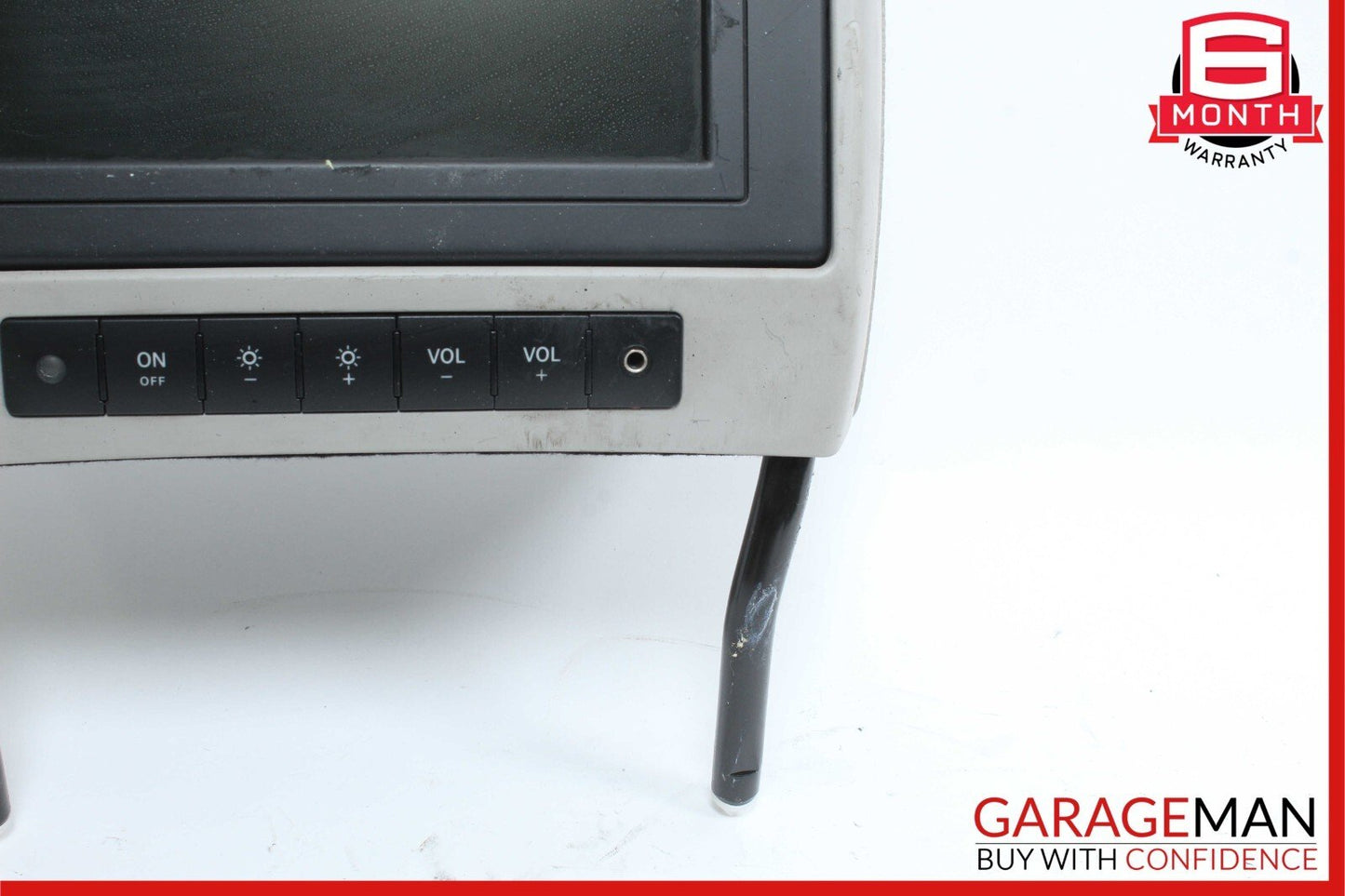 07-12 Mercedes GL450 R320 ML450 Seat Headrest Screen Monitor Display Trim Gray