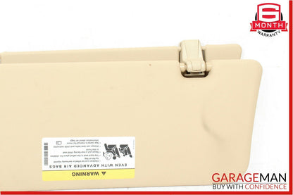 06-12 Mercedes X164 GL450 ML450 Front Right Side Sun Visor Sunvisor Shade Beige