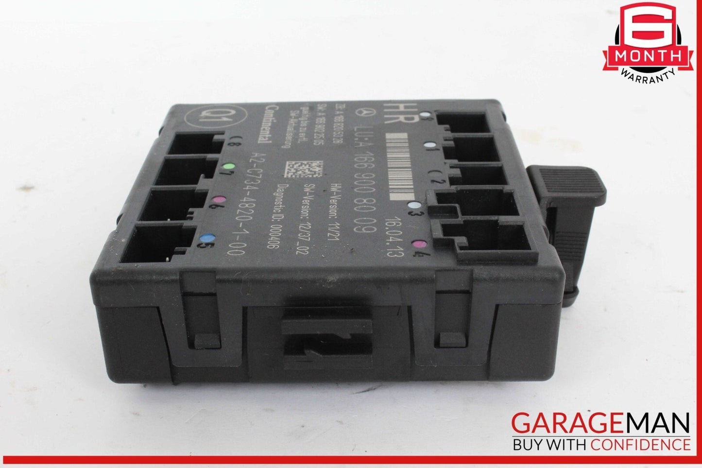 12-19 Mercedes X166 GL450 Rear Right Passenger Side Door Control Module Unit
