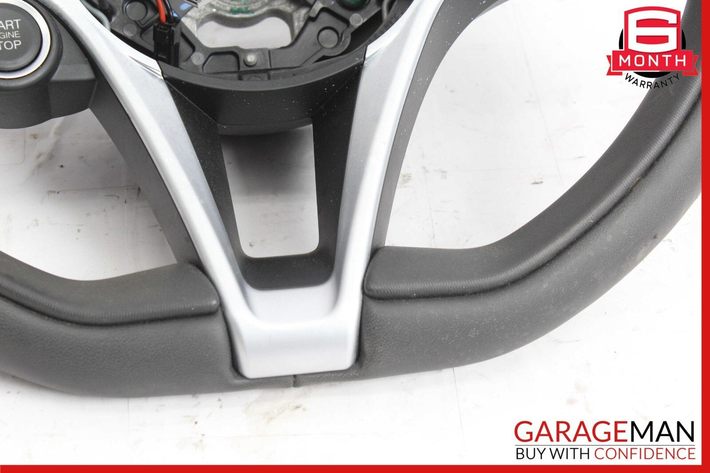 17-22 Alfa Romeo Giulia Steering Wheel w/ Switch Buttons 01561396750 OEM
